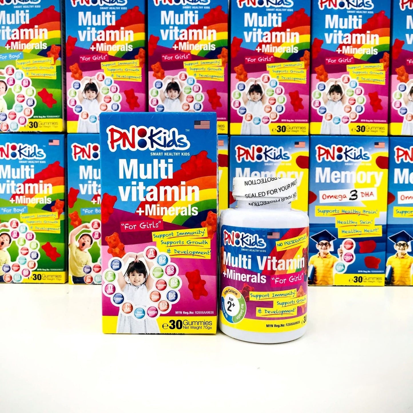 PNKids Multivitamin+Minerals 30Gummies 2Yrs+ 70g