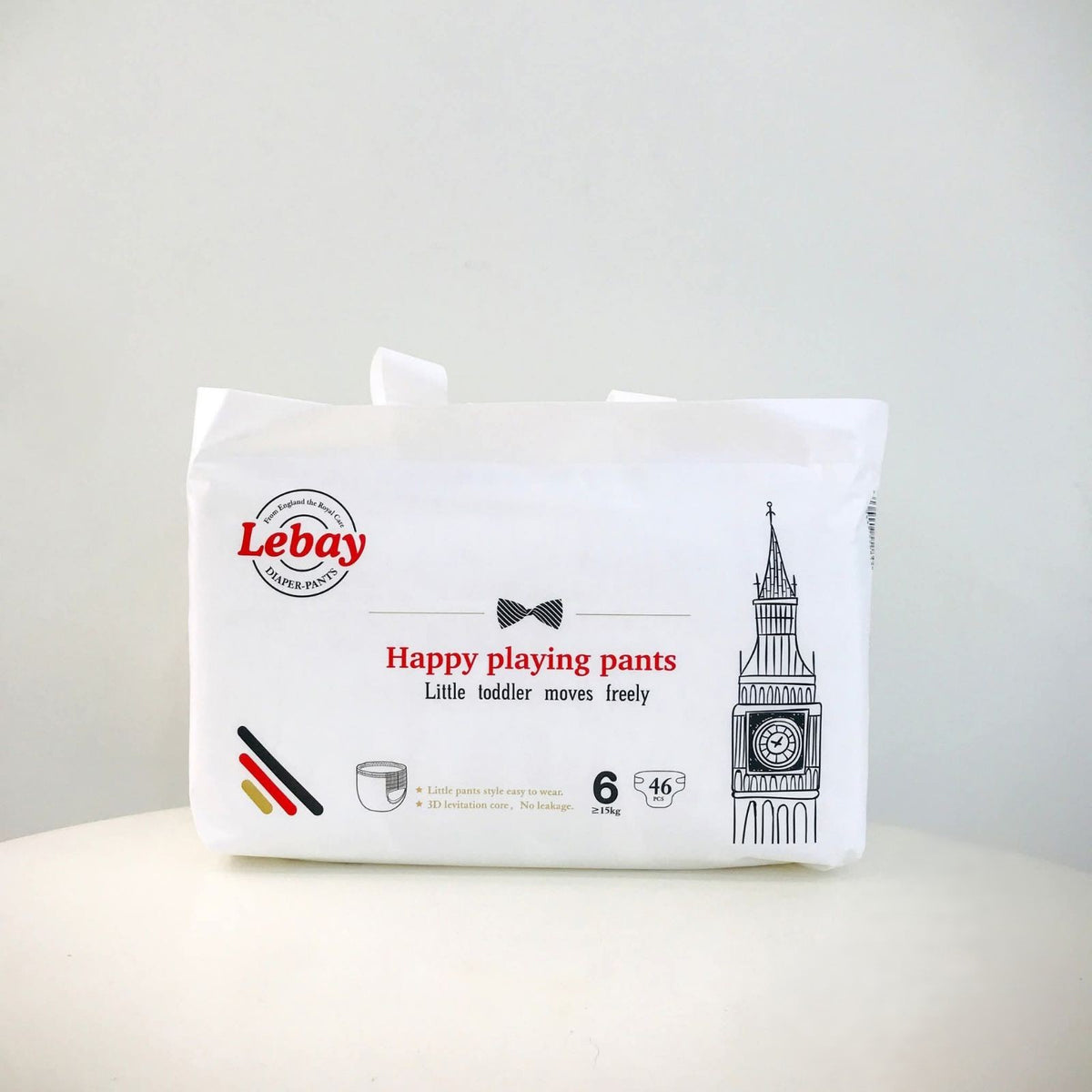 Pack of Lebay happy playing pants on a white background