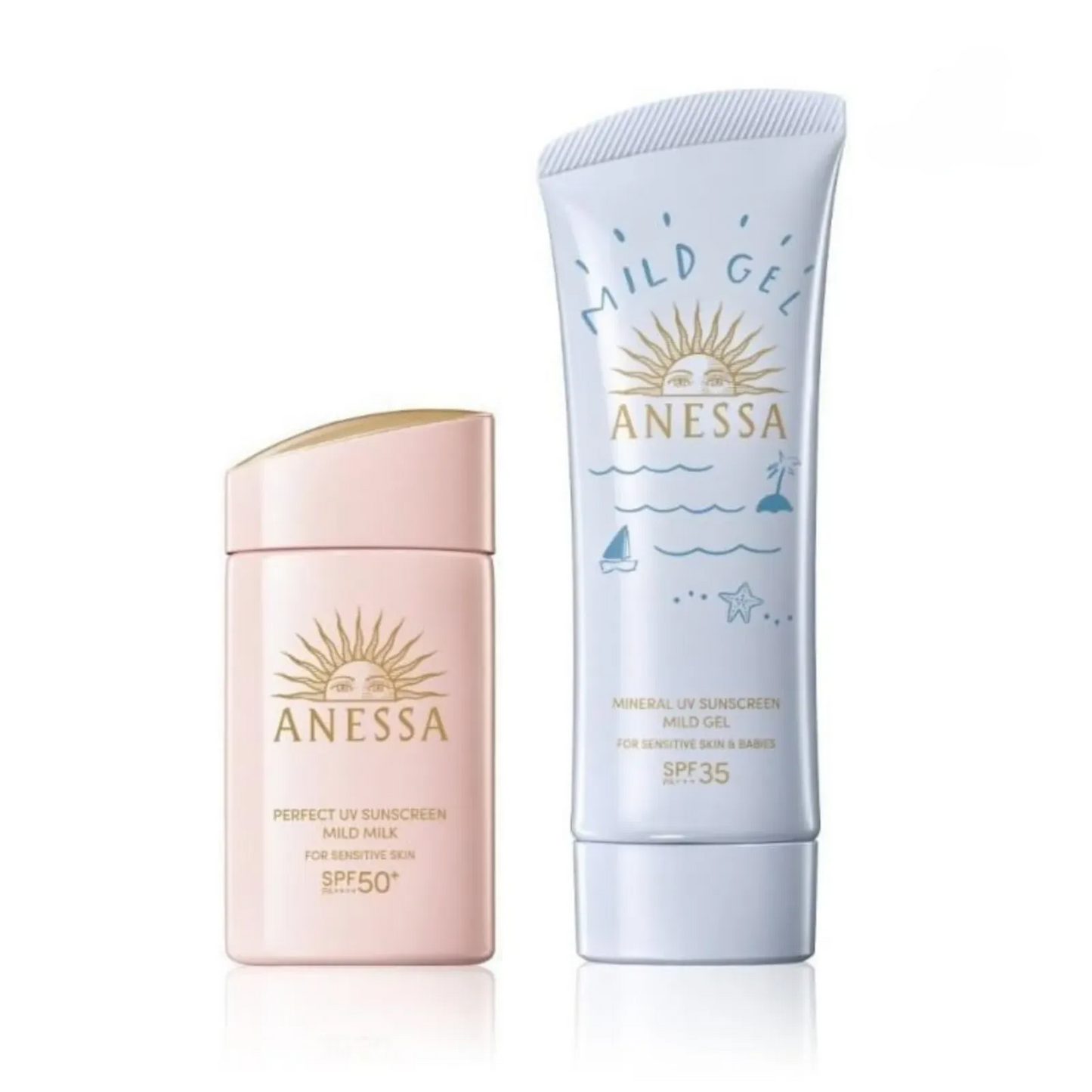 Anessa UV Sunscreen Mild Milk & Gel SPF