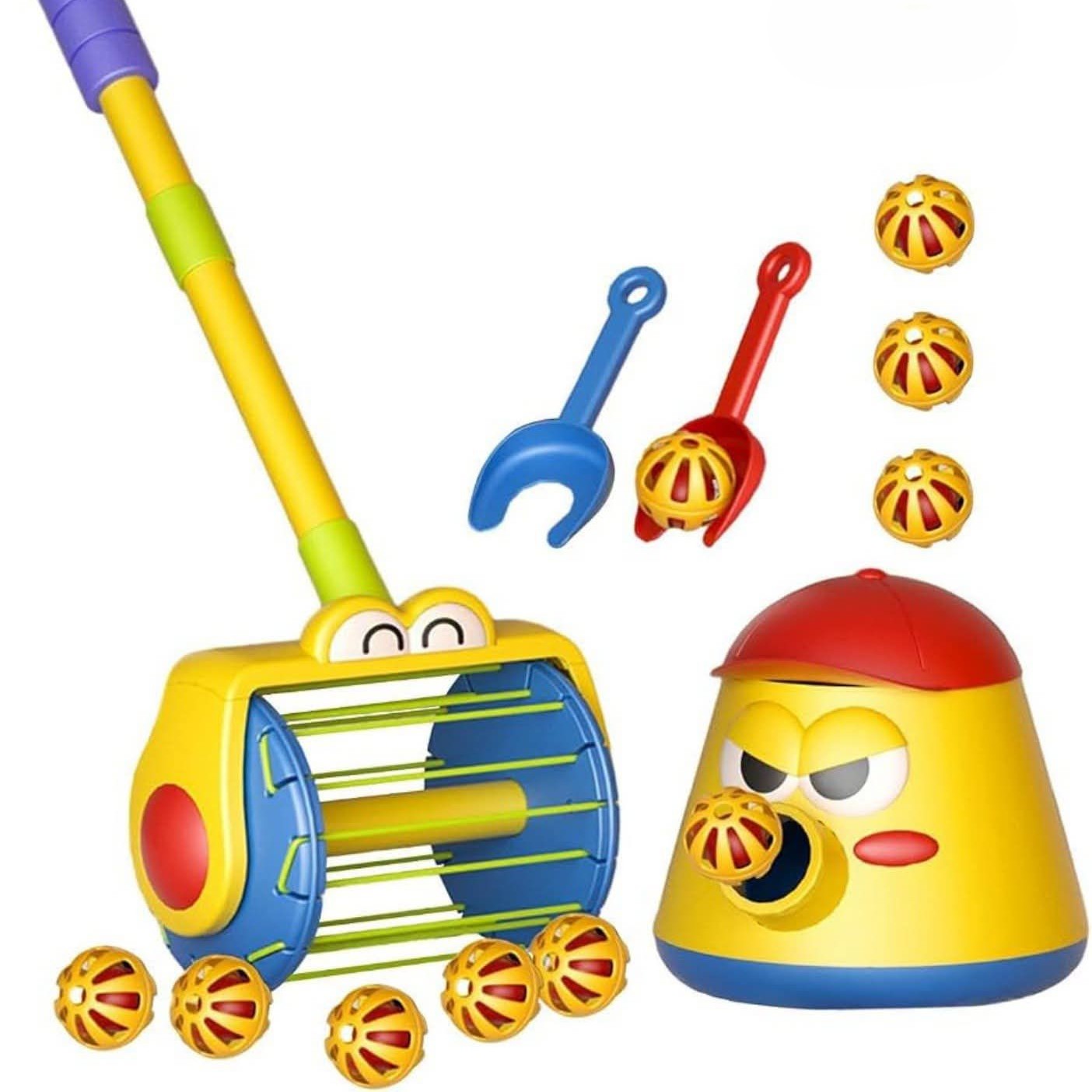 Pot Cannon Shooting Pot & Vacuum Cleaner Toy Set 3Yr+
