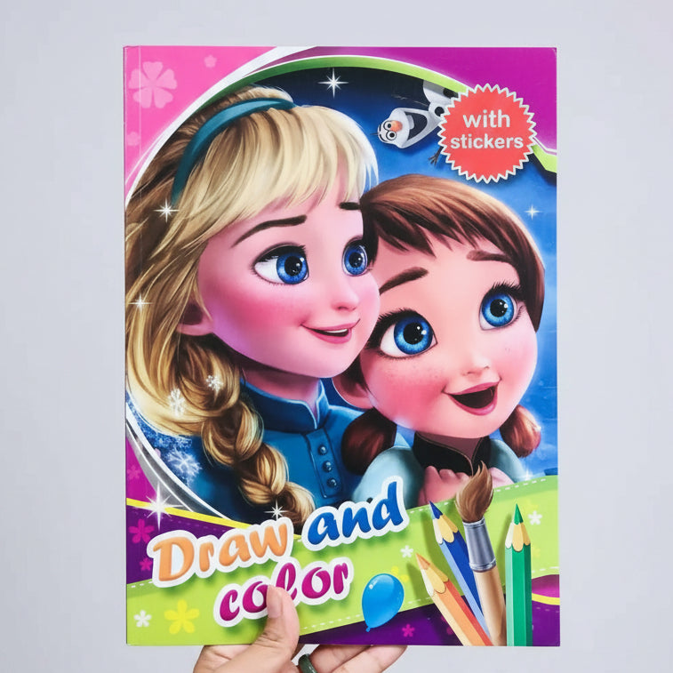 Draw and Color Frozen