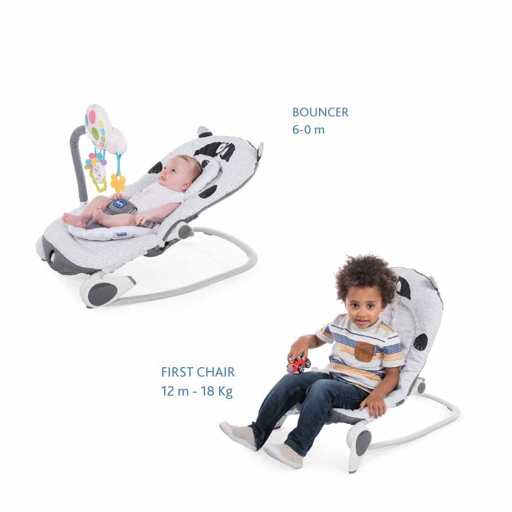 Chicco Hoopla Baby Bouncer (Moon Grey, Foxy & Honey Bear)