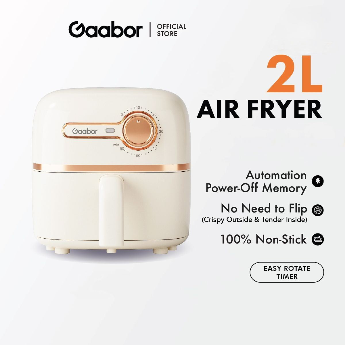 Gaabor Air Fryer 2L