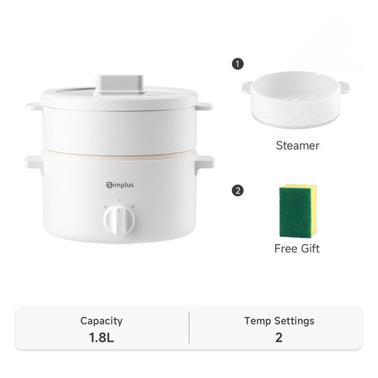 Simplus LG-301 2Layer Electric Cooker with Plastic/Steel Filter