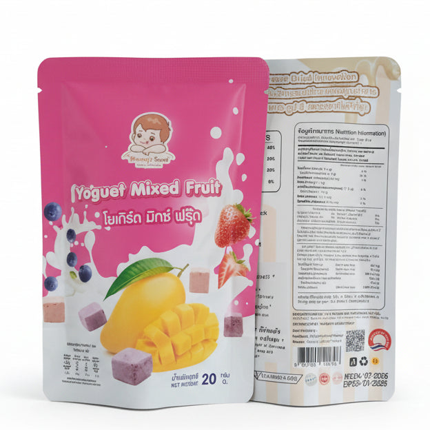 Mommy's Secret Yogurt Mixed Fruit Fritter & Fruit Coated White Chocolate
