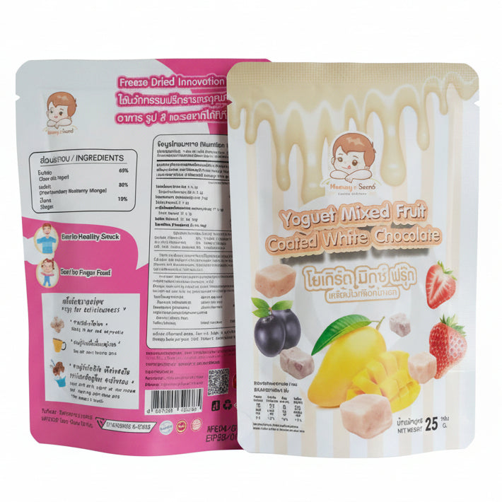 Mommy's Secret Yogurt Mixed Fruit Fritter & Fruit Coated White Chocolate