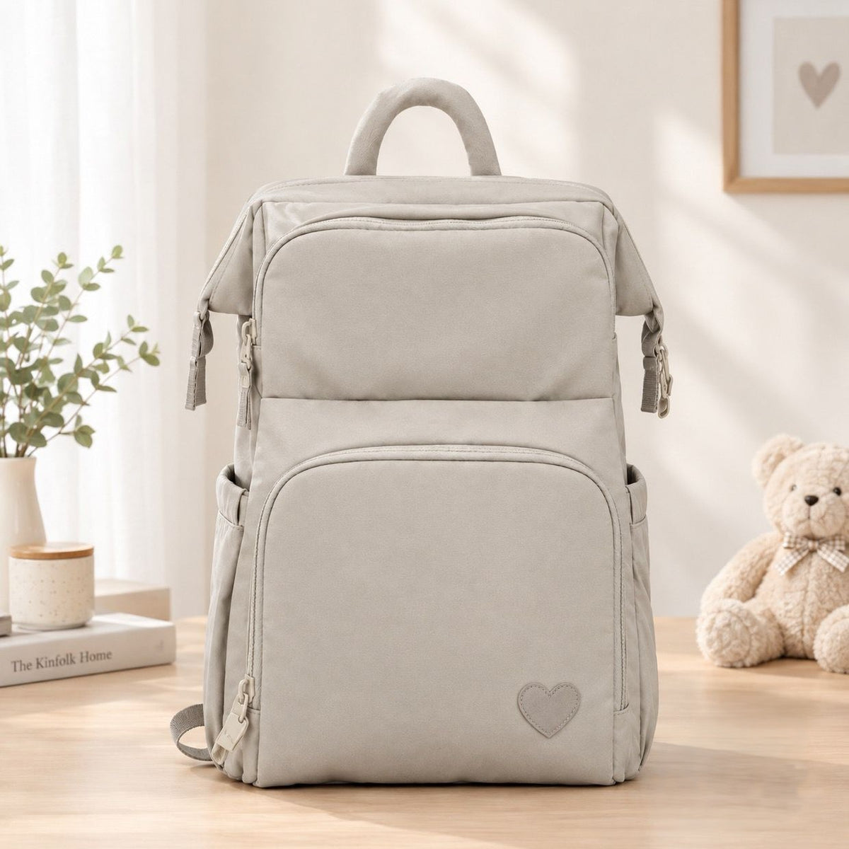 loveloc Mommy Bag 22L Grey & Beige