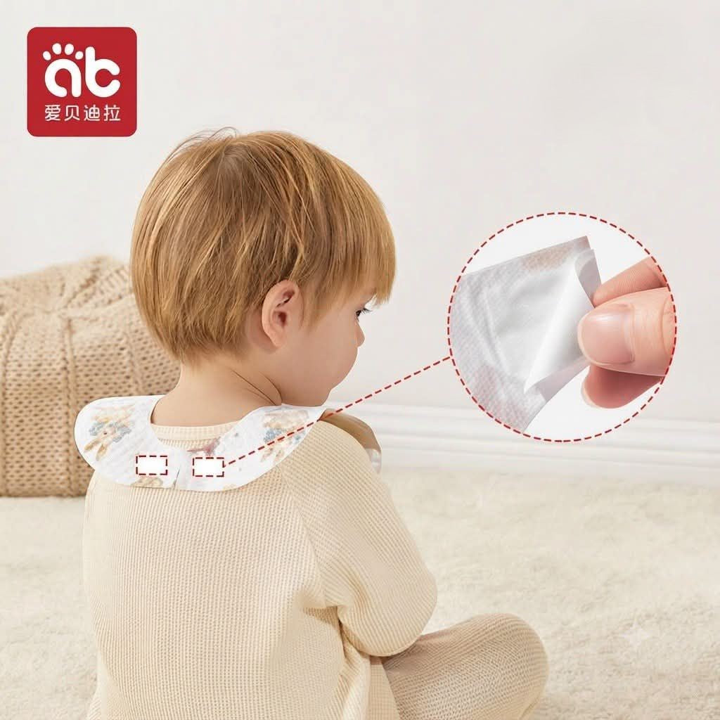 ab Disposable Baby Bibs Jungle animals, Cherry Bunny & Beep-Beep Car 20Pcs