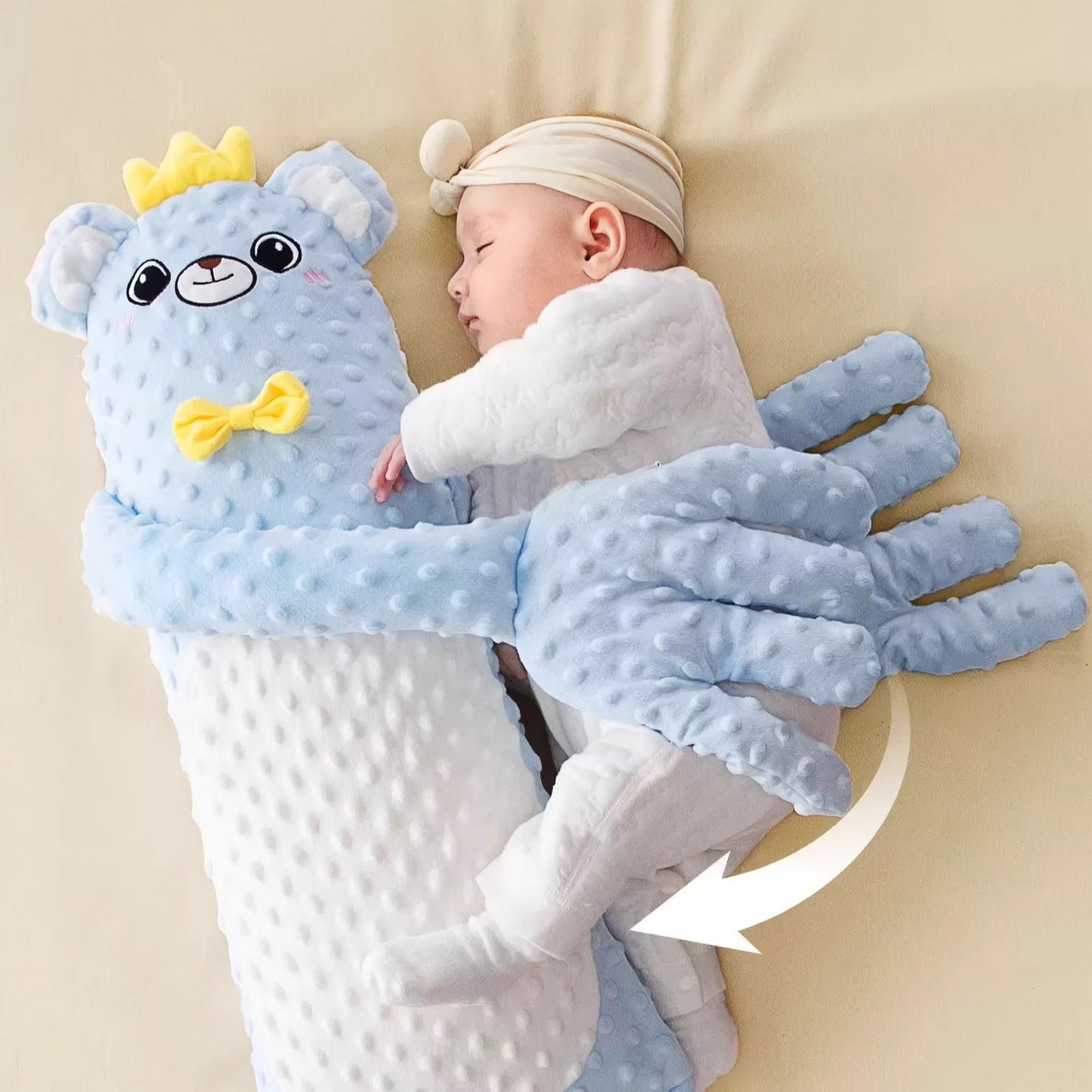 Baby Soothing Patting Hand Pillow