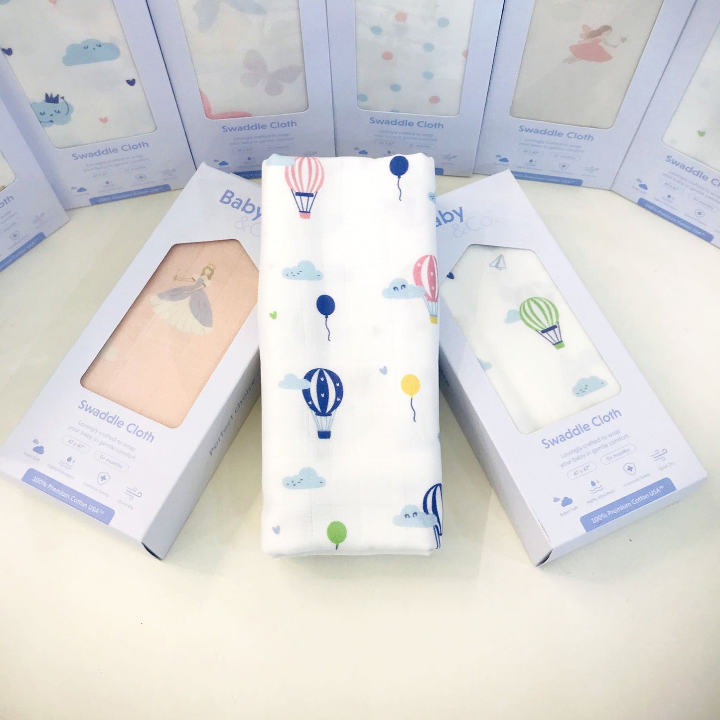 Baby & Co. Swaddle Cloth 1P 47"x47"