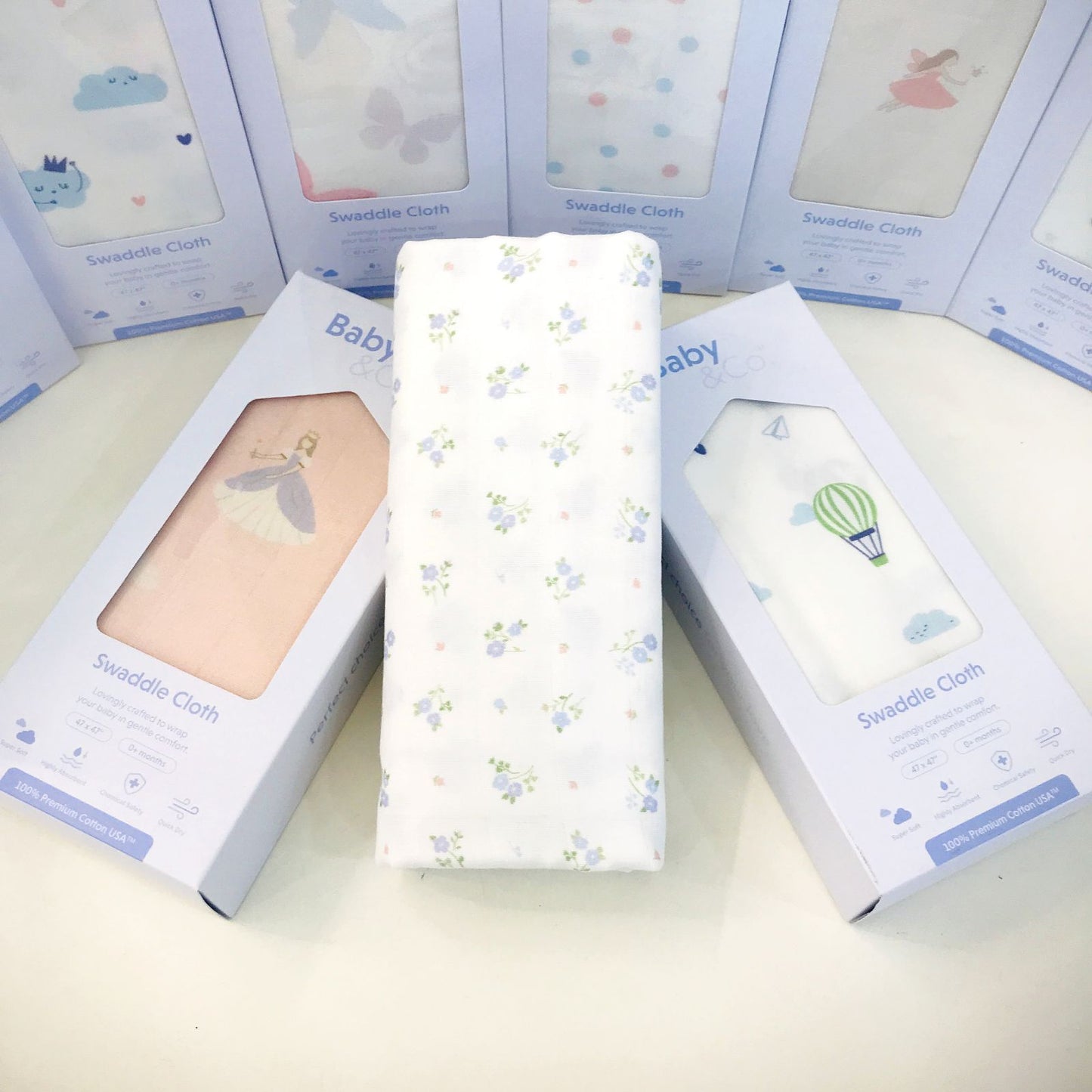 Baby & Co. Swaddle Cloth 1P 47"x47"