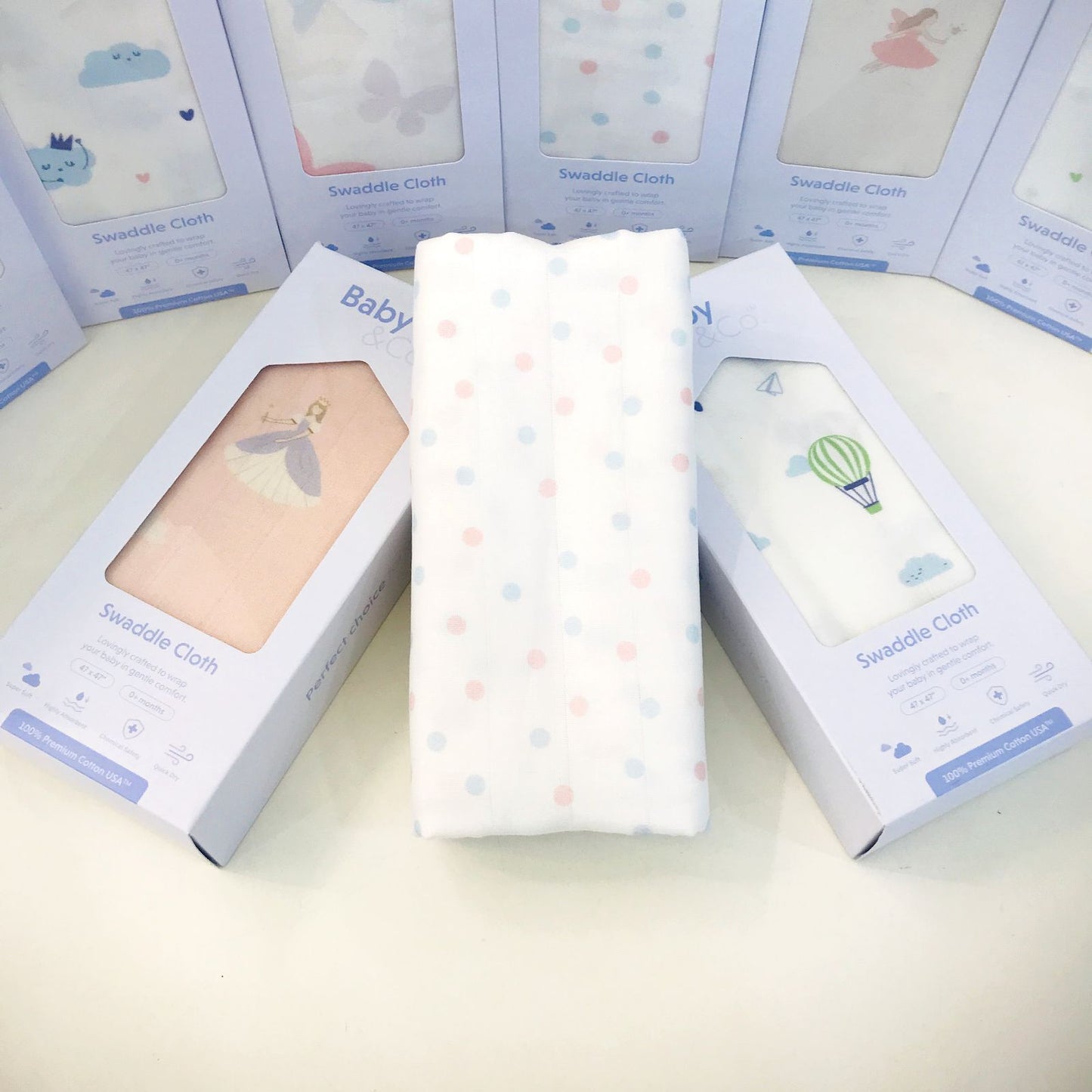 Baby & Co. Swaddle Cloth 1P 47"x47"