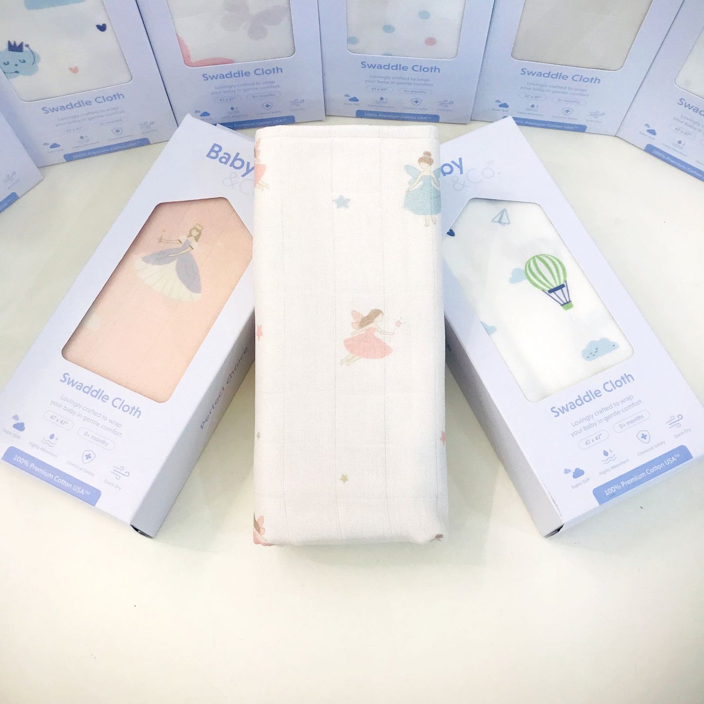 Baby & Co. Swaddle Cloth 1P 47"x47"
