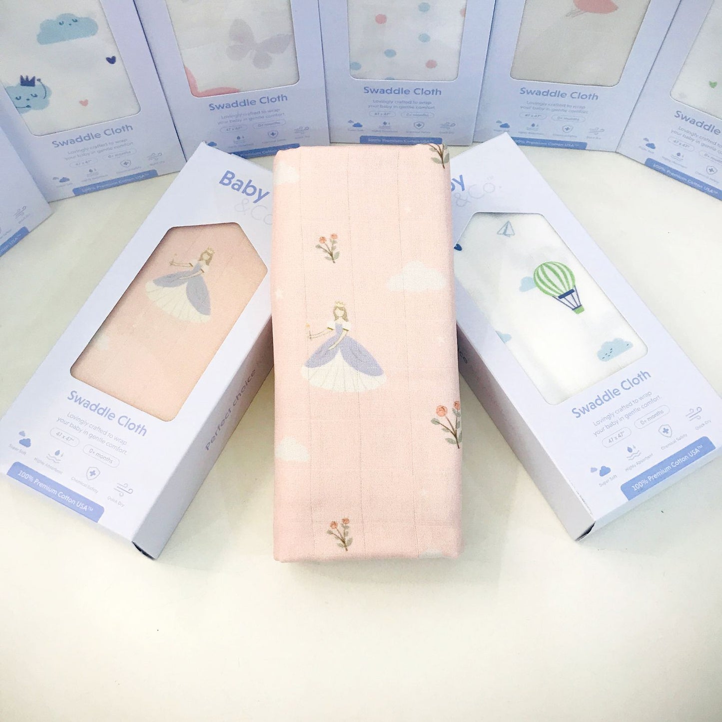 Baby & Co. Swaddle Cloth 1P 47"x47"