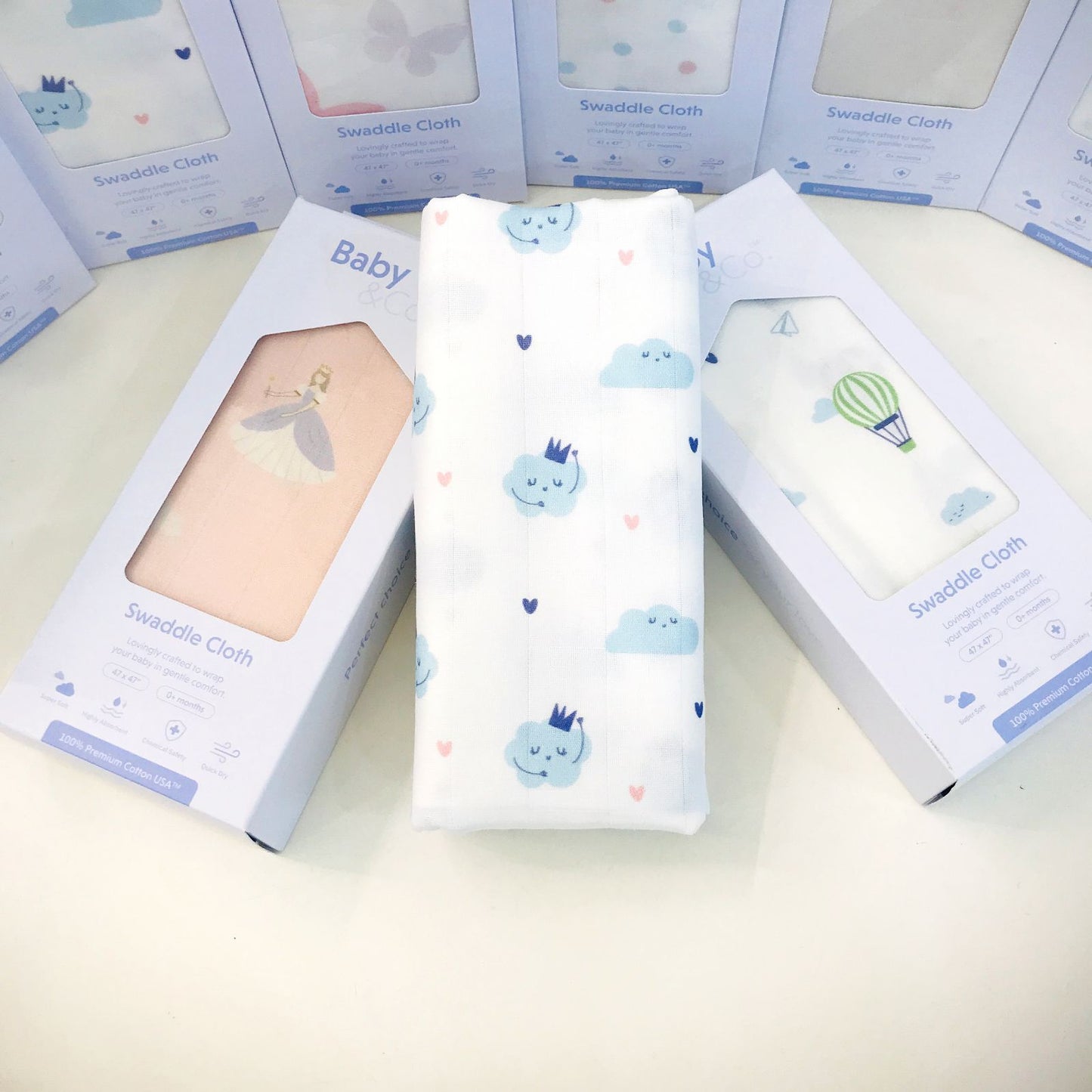 Baby & Co. Swaddle Cloth 1P 47"x47"