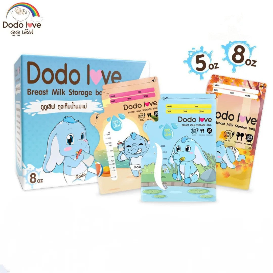 Dodo Love Breast Milk Storage Bag 8oz 25Pcs