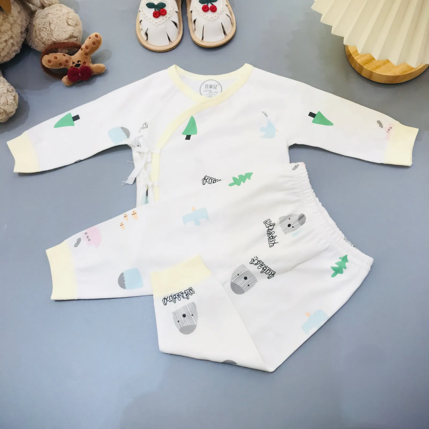 Newborn ဘေးကြိုးချည် Cotton ချည်သားဝမ်းဆက် Size52,59
