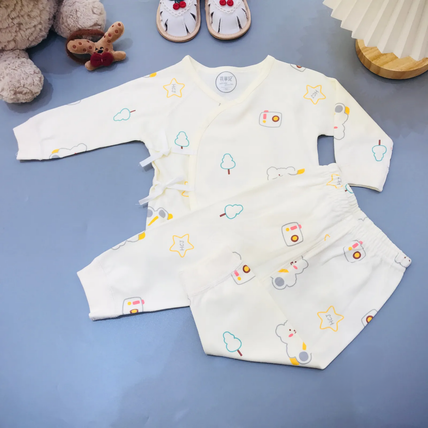 Newborn ဘေးကြိုးချည် Cotton ချည်သားဝမ်းဆက် Size52,59