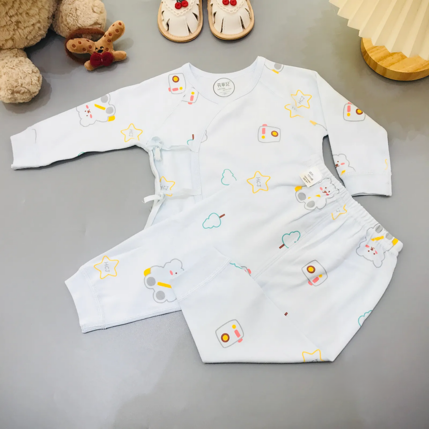 Newborn ဘေးကြိုးချည် Cotton ချည်သားဝမ်းဆက် Size52,59