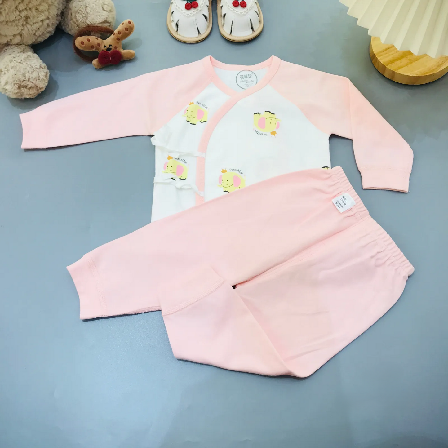 Newborn ဘေးကြိုးချည် Cotton ချည်သားဝမ်းဆက် Size52,59