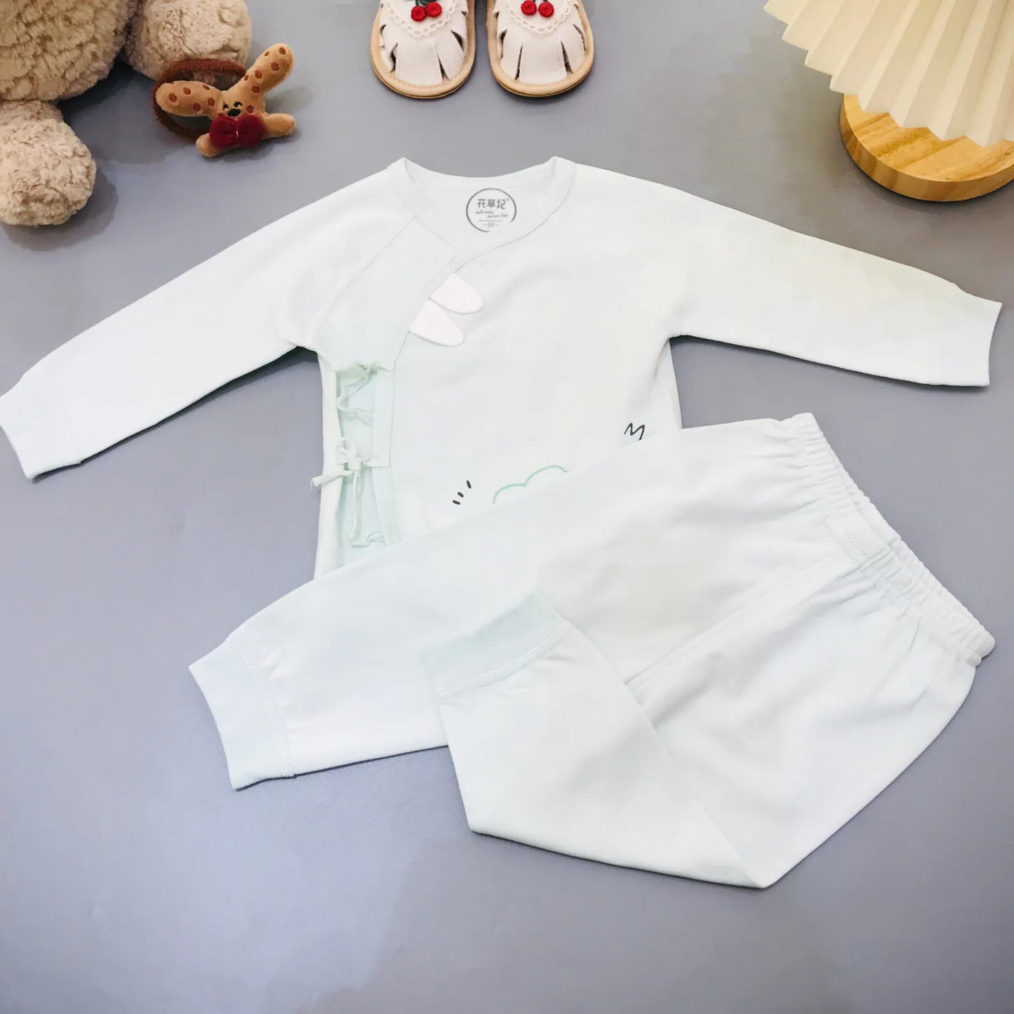 Newborn ဘေးကြိုးချည် Cotton ချည်သားဝမ်းဆက် Size52,59
