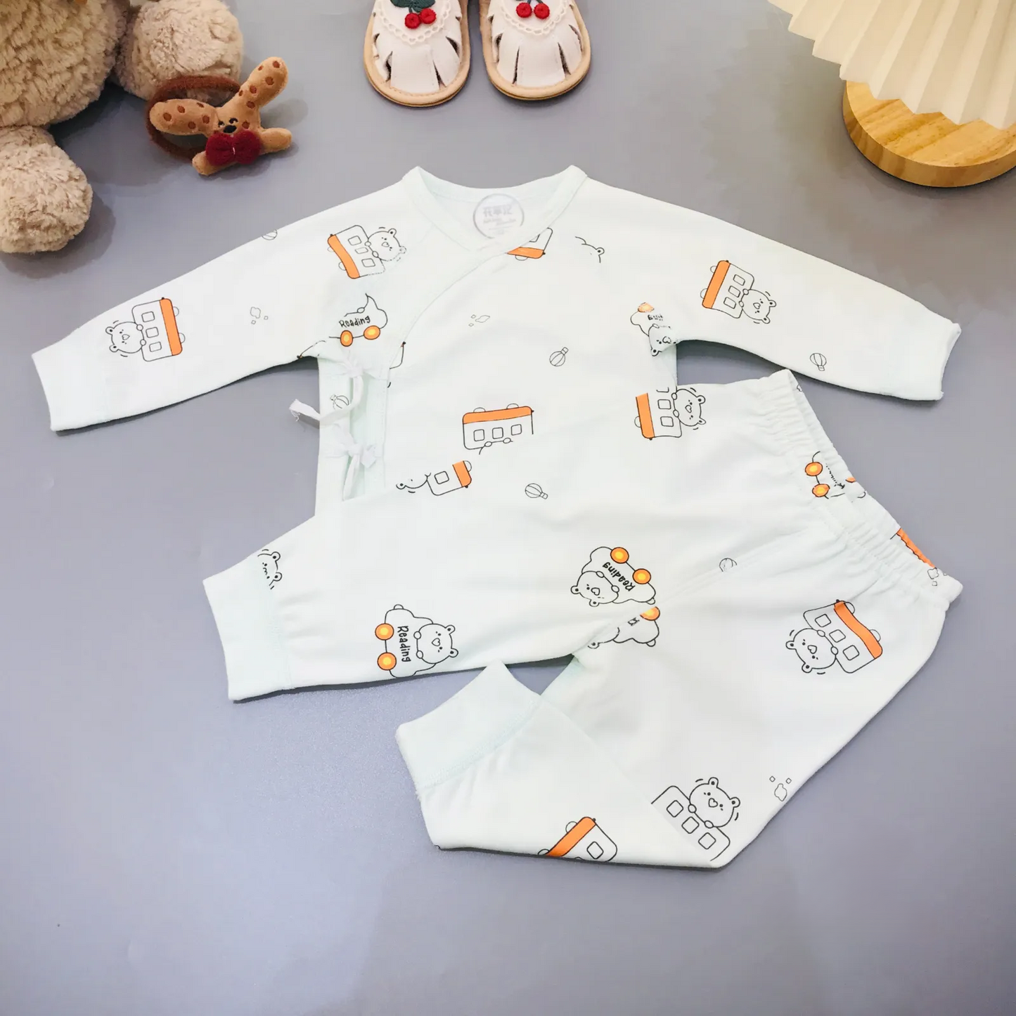 Newborn ဘေးကြိုးချည် Cotton ချည်သားဝမ်းဆက် Size52,59