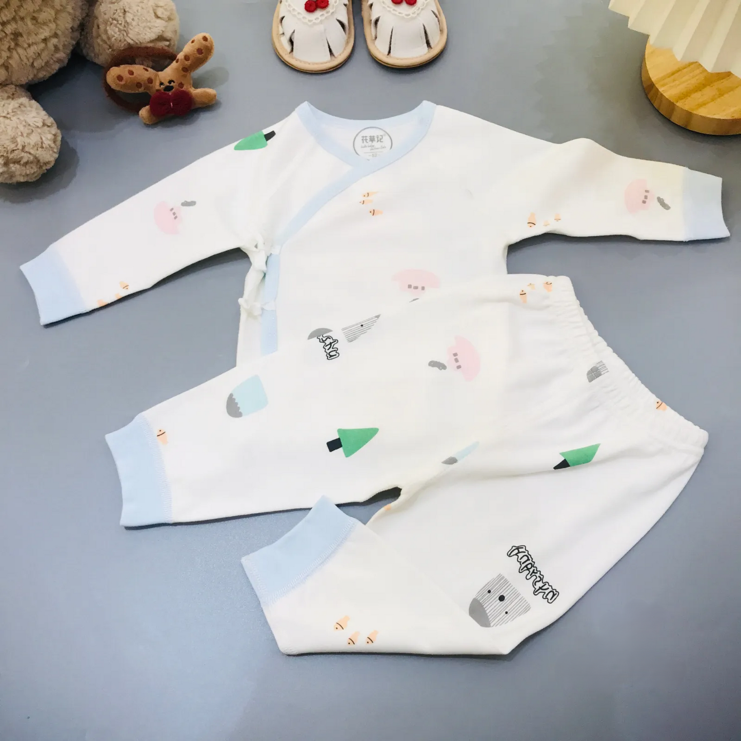 Newborn ဘေးကြိုးချည် Cotton ချည်သားဝမ်းဆက် Size52,59
