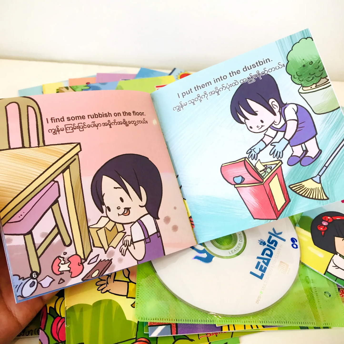 60 Books For Kids English & Myanmar