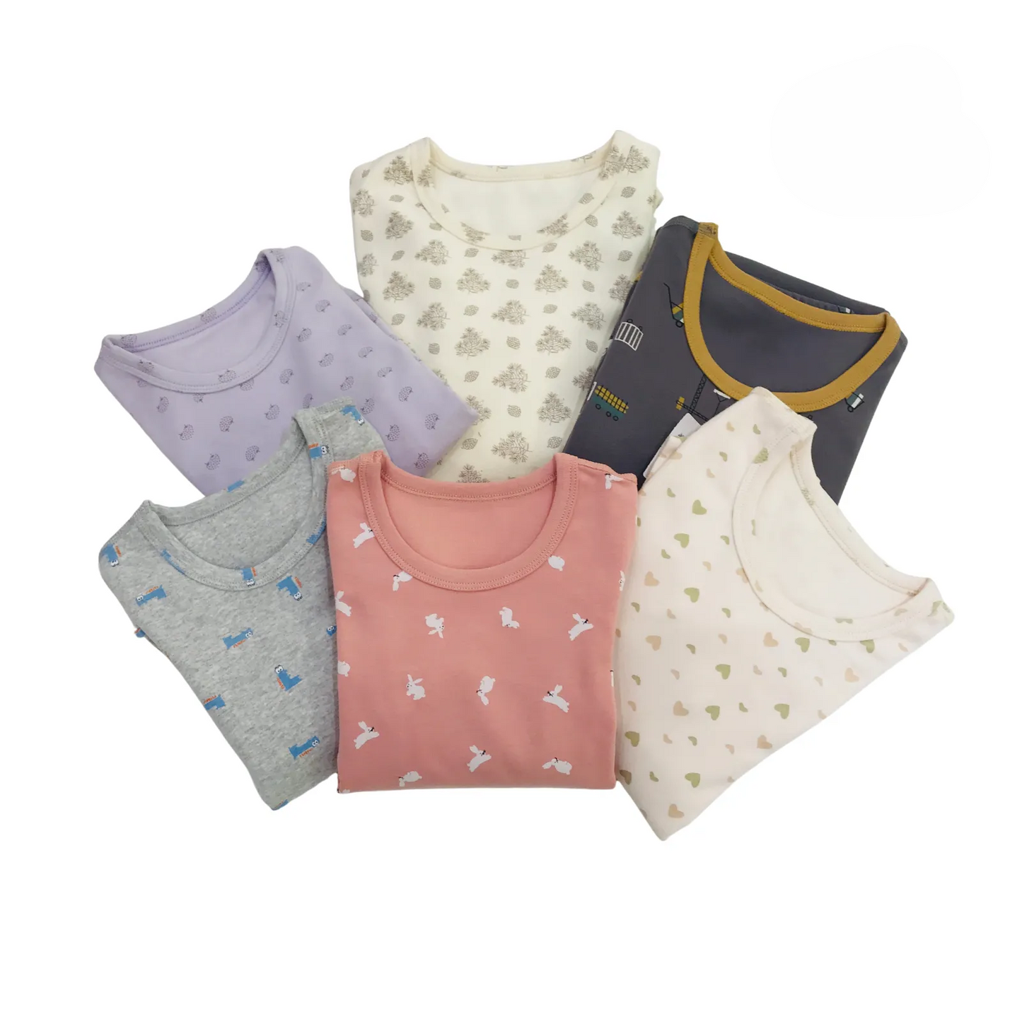 Winter Pyjamas Size 90~150 (ညအိပ်ဝတ် အင်္ကျီဝမ်းဆက်)