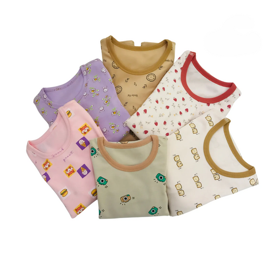 Winter Pyjamas Size 90~150 (ညအိပ်ဝတ် အင်္ကျီဝမ်းဆက်)