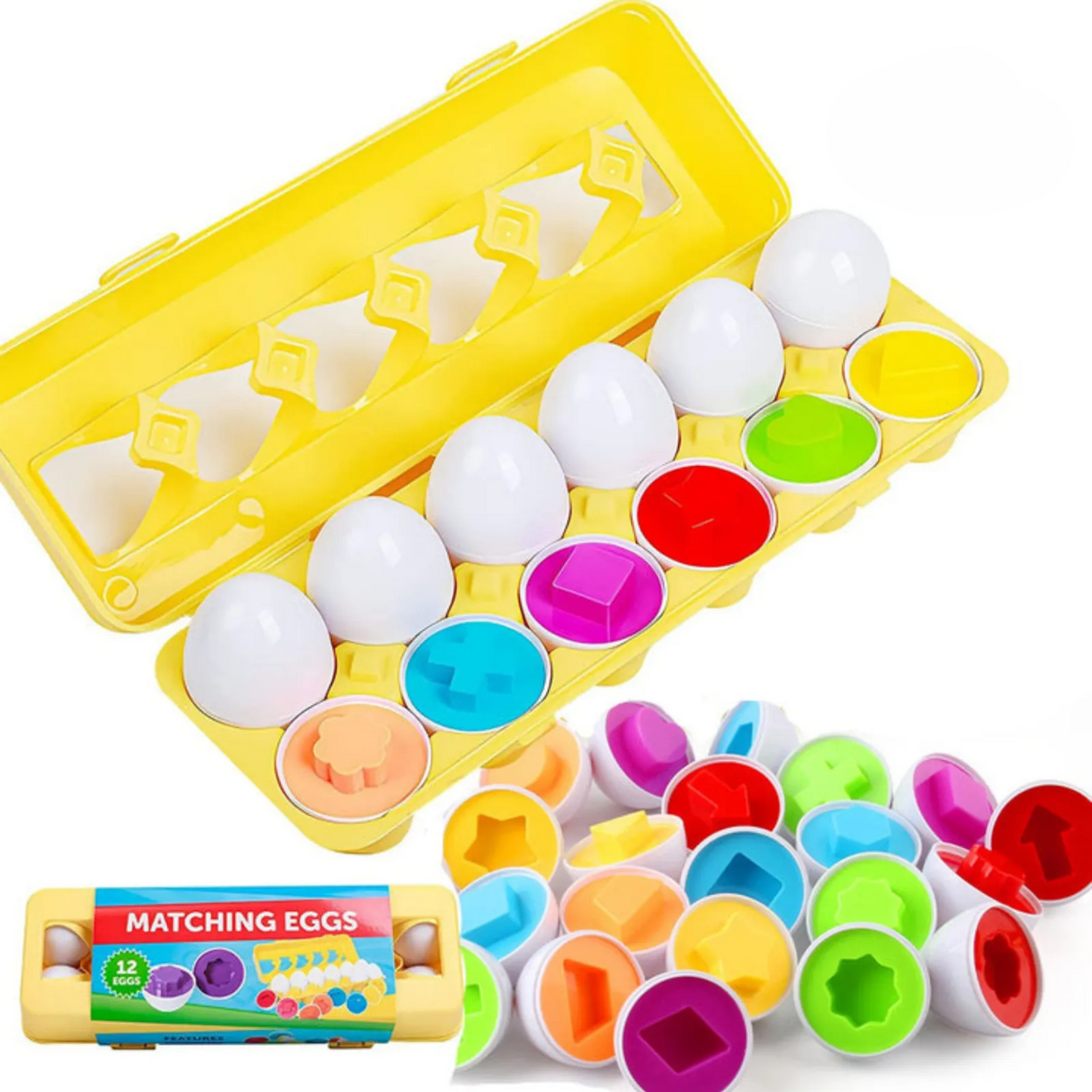 Matching Eggs Educational & Puzzle Toy 12Pcs 18M+