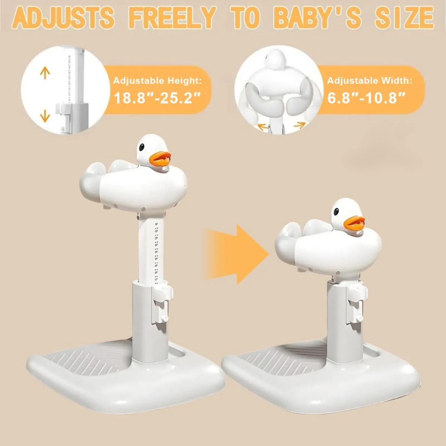 Standing Baby Shower Stand Duck