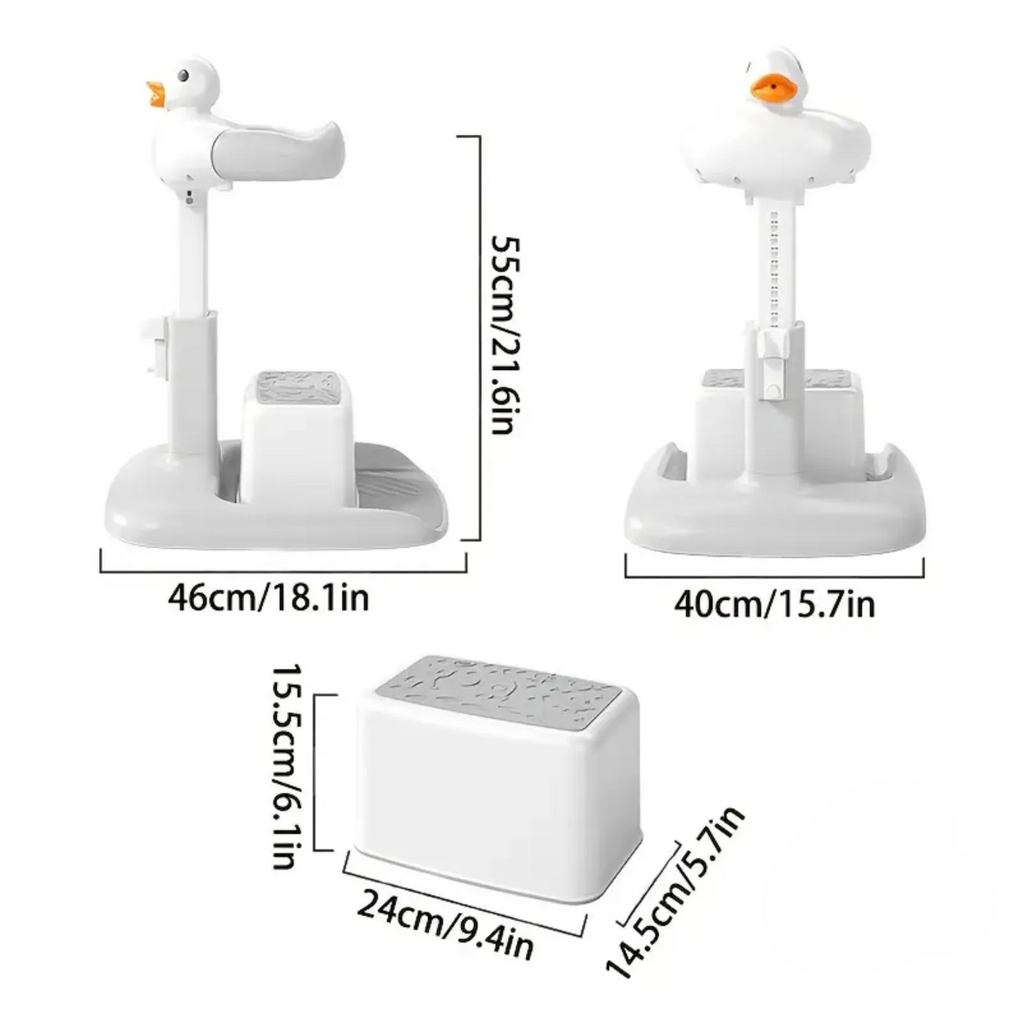 Standing Baby Shower Stand Duck