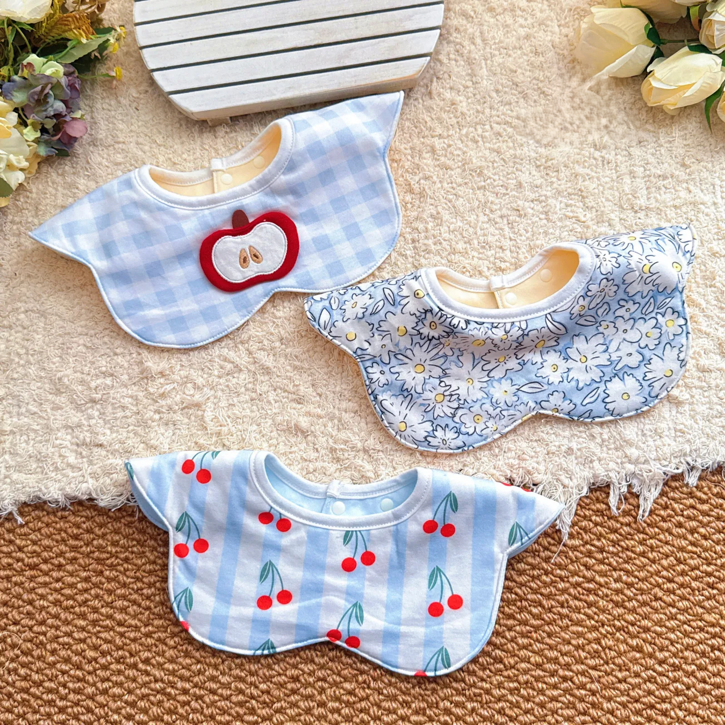 Heerte Baby Bib 3Pcs