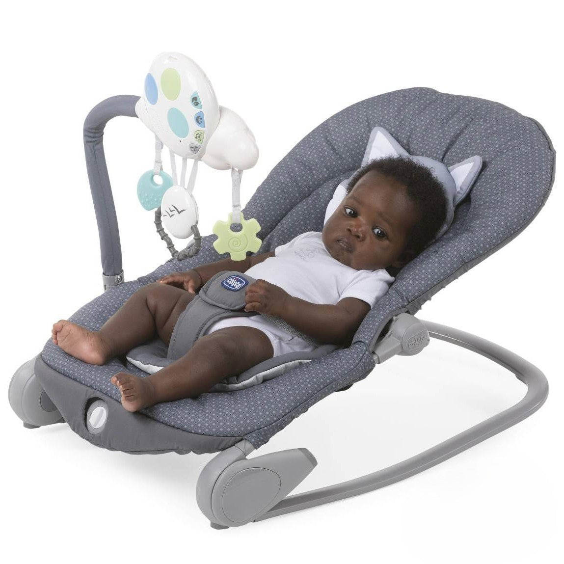 Chicco Hoopla Baby Bouncer (Moon Grey & Foxy)