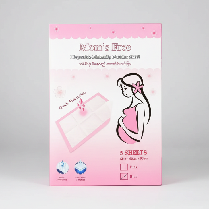 Mom's Free Disposable Maternity Nursing Sheet 5Sheets