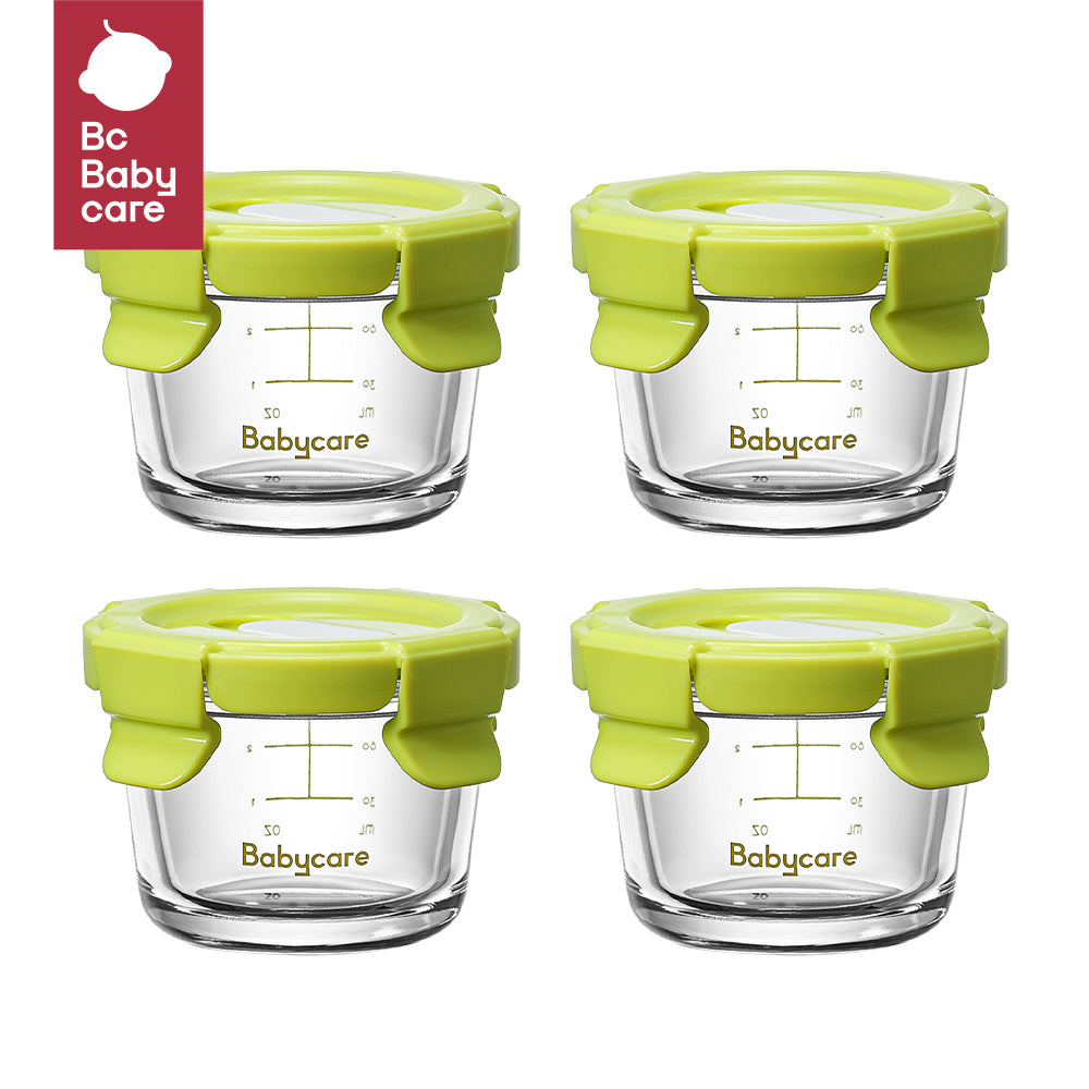 BabyCare Glass Food Container 100ml*4