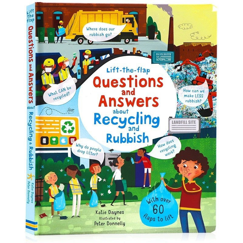 Usborne Lift-The-Flap Recycling And Rubbish