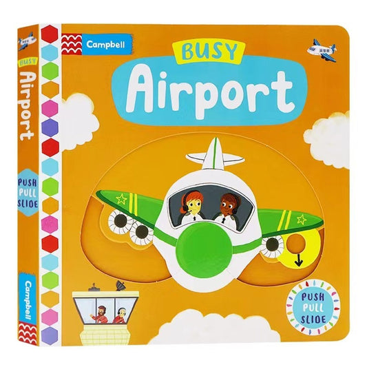Campbell Push pull Slide Busy Airport