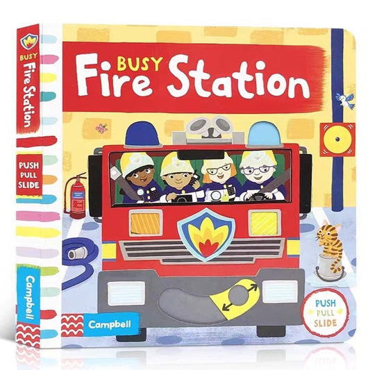 Campbell Push Pull Slide Busy Fire Station