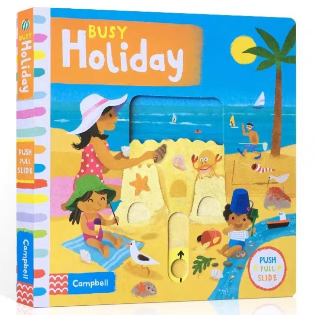 Campbell Push Pull Slide Busy Holiday