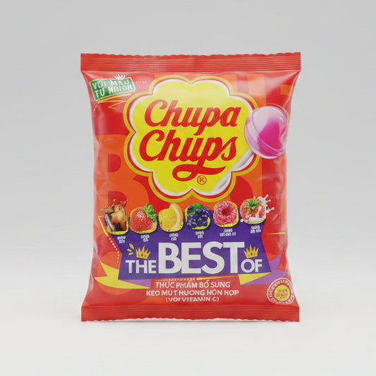 Chupa Chups Mixed Flavour Lollipops 10Sticks
