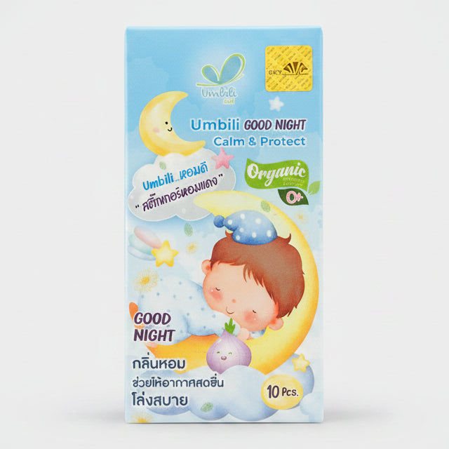 Umbili Organic Good Day & Night Calm & Protect Shallot Sticker 10Pcs
