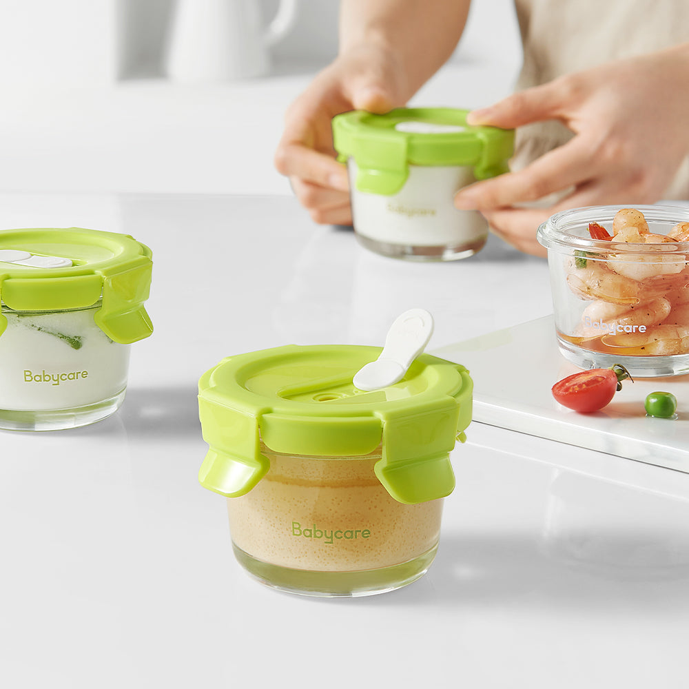 BabyCare Glass Food Container 100ml*4