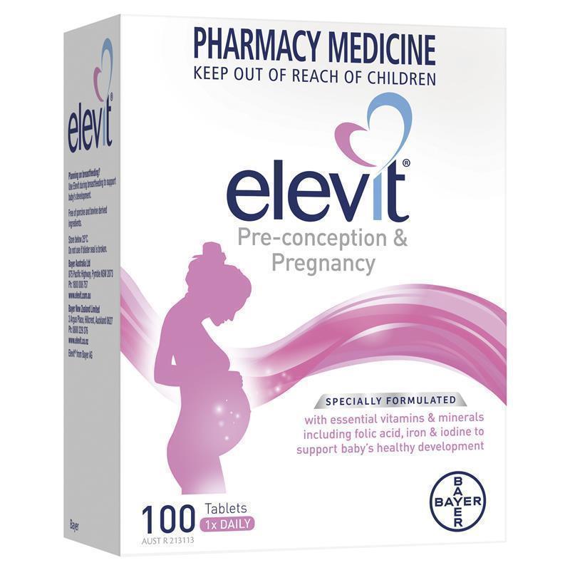 Elevit Pre-Conception & Pregnancy 100 Tablets