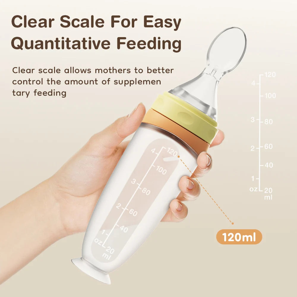 Dr.Isla BT08 Liquid Silicone Feeder Green & Orange 6M+