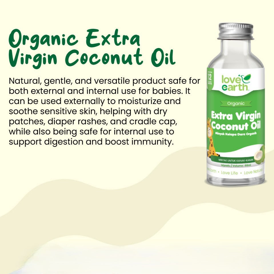 Love Earth Organic Extra Virgin Coconut Oil 60ml