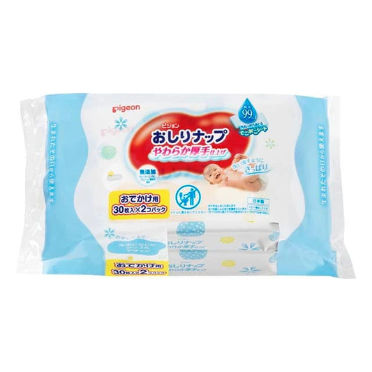 Pigeon Baby Wet Tissue Pure Water 30Sheetsx2