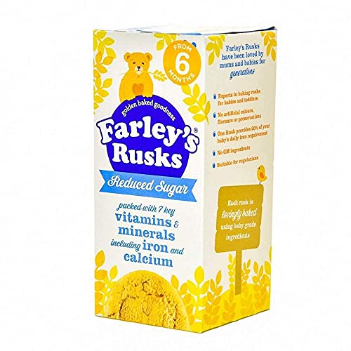 Farley's Rusk Reduced Sugar 6M+