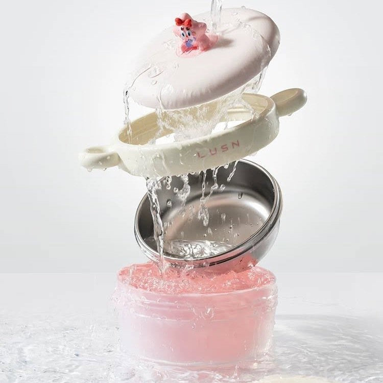 LUSN Doll Insulated Bowl Blue & Pink